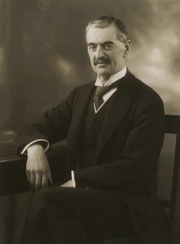 Neville Chamberlain by Bassano Ltd
