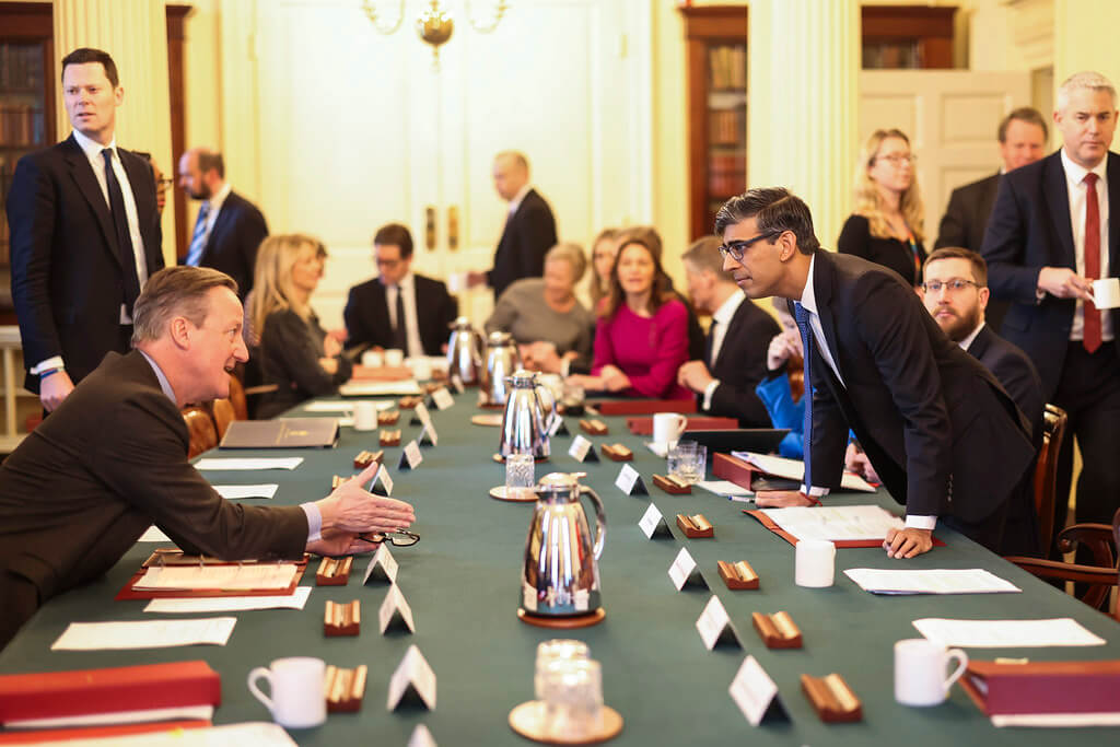 Prime Minister Rishi Sunak holds his weekly Cabinet meeting in 10 Downing Street.