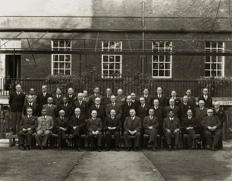 Clement Attlee and Prime Ministers at the Commonwealth Conference by Bassano Ltd, 1948